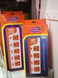 Vee V-704 Heavy Duty Multi Plug (4 Meters Cables & 4 Plug)